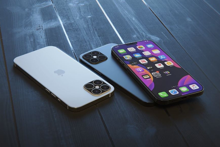 Hình ảnh iPhone 12 đẹp chưa từng có với cạnh bên vuông vắn và tai thỏ nhỏ gọn 1