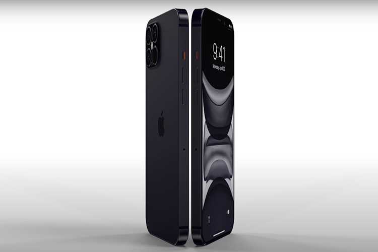 Hình ảnh iPhone 12 đẹp chưa từng có với cạnh bên vuông vắn và tai thỏ nhỏ gọn 8