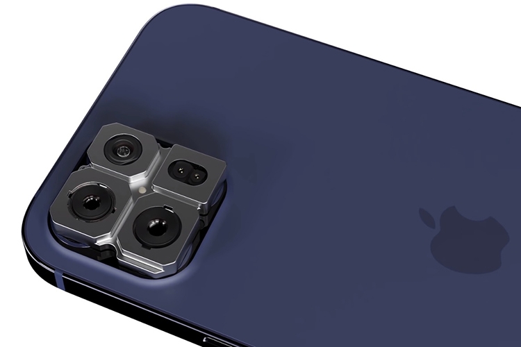 Hình ảnh iPhone 12 đẹp chưa từng có với cạnh bên vuông vắn và tai thỏ nhỏ gọn 4