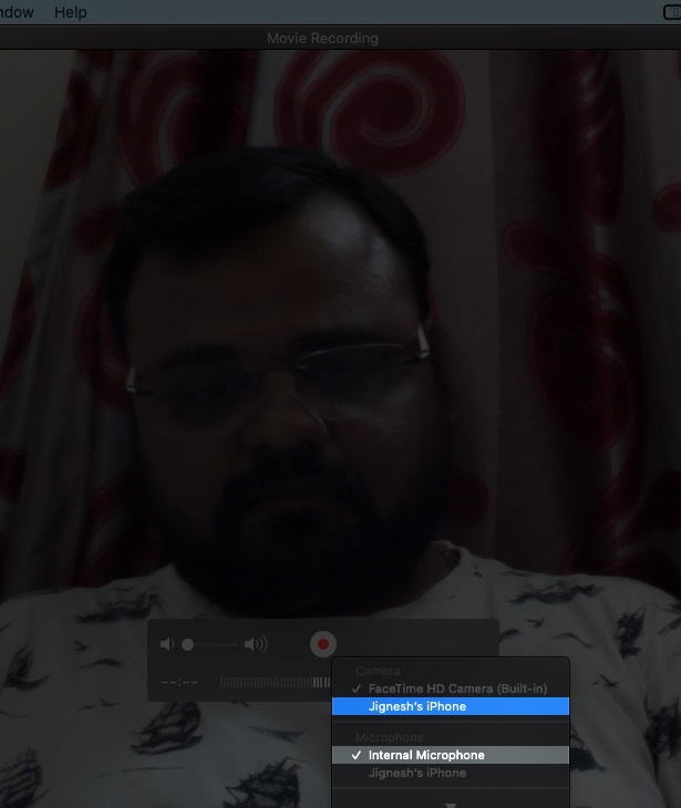 quay phim màn hình iphone