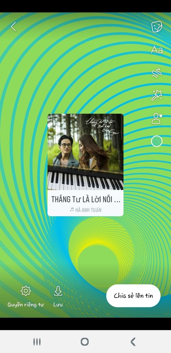 thêm nhạc vào tường nhà facebook