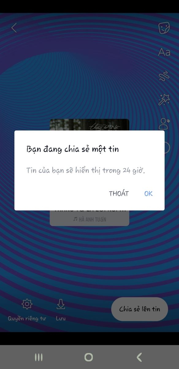 thêm nhạc vào tường nhà facebook