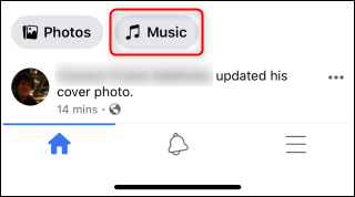 thêm nhạc vào tường nhà facebook