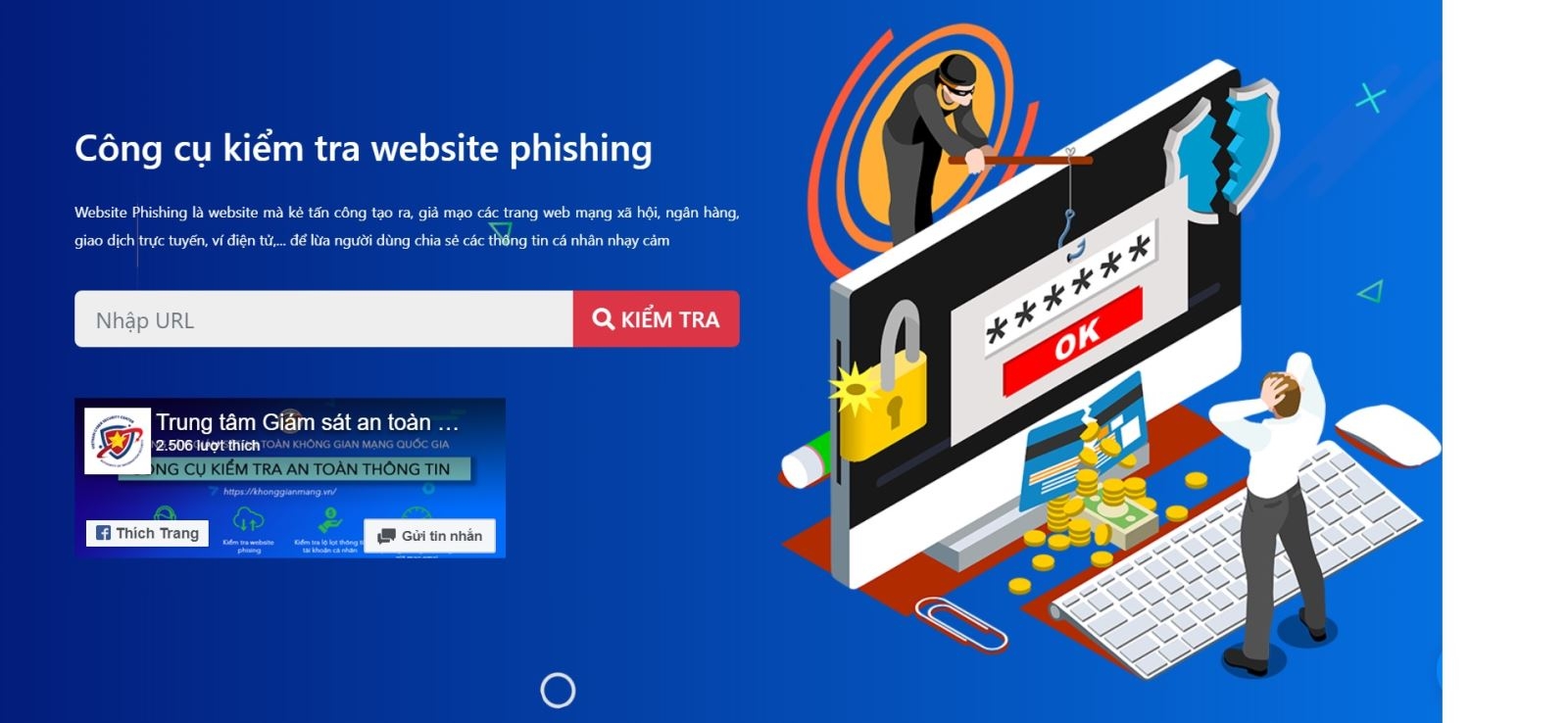 kiểm tra URL