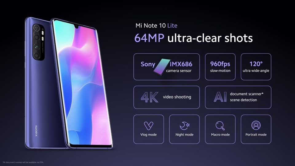 Xiaomi Mi Note 10 Lite