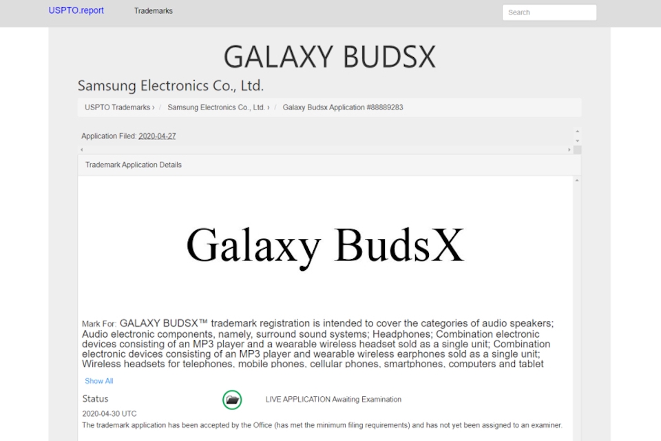 Samsung Galaxy BudsX