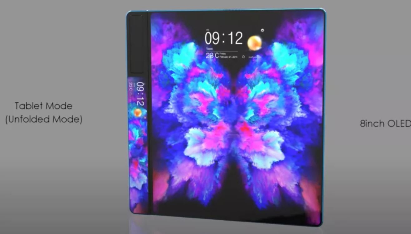Concept Galaxy Fold độc đáo với camera xoay và có tới ba màn hình 1