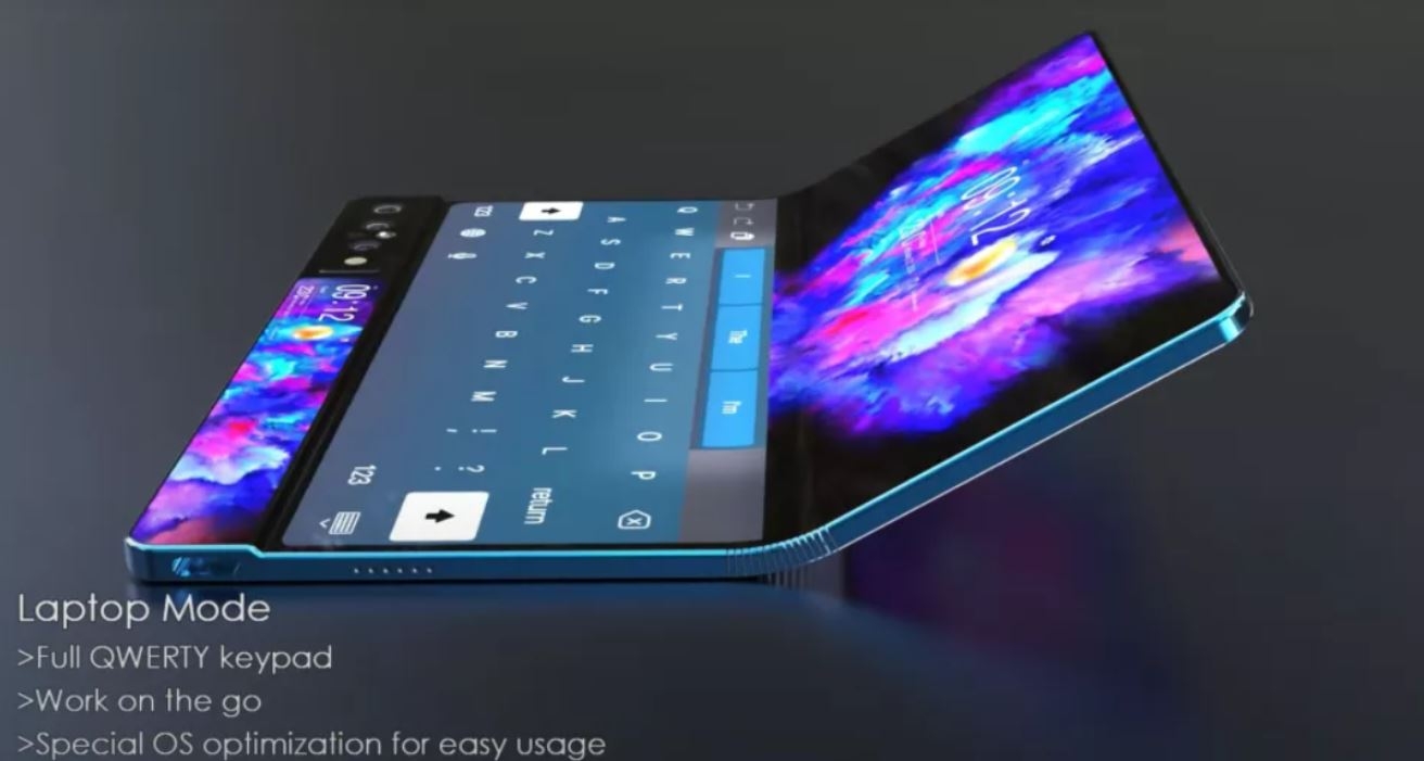 Concept Galaxy Fold độc đáo với camera xoay và có tới ba màn hình 2