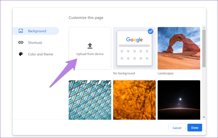 tùy chỉnh google chrome