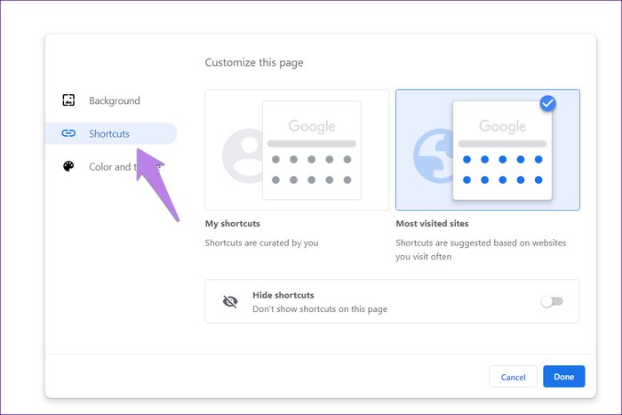 tùy chỉnh google chrome