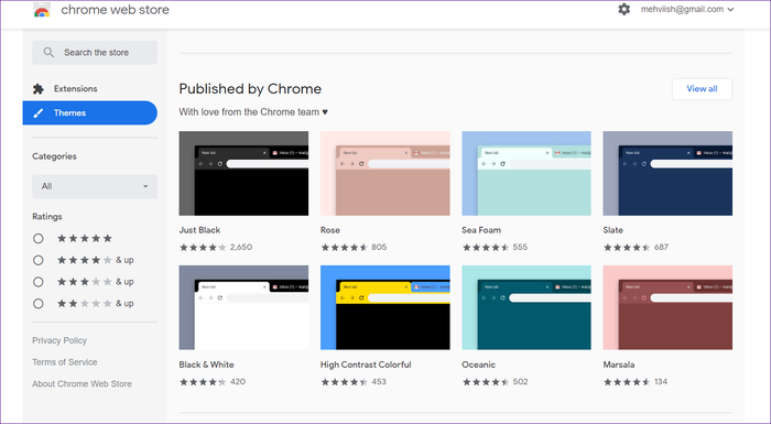 tùy chỉnh google chrome
