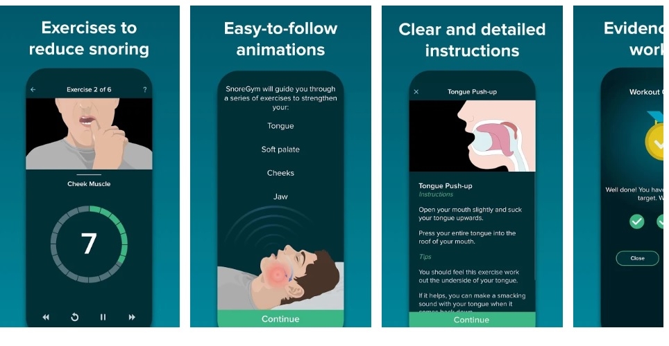 SnoreGym: Reduce Your Snoring