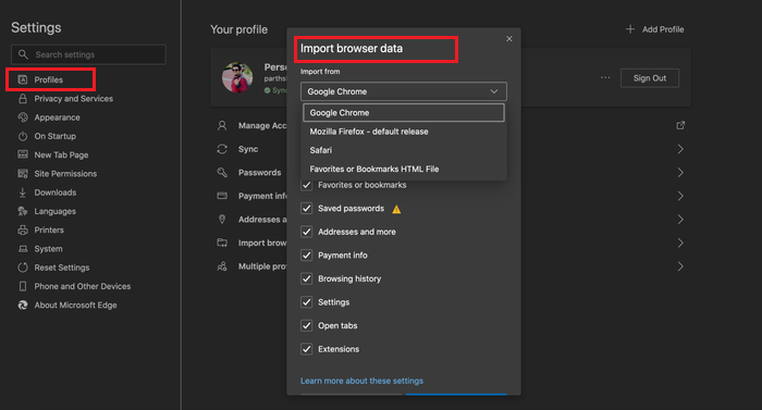 mẹo sử dụng mircosoft edge chromium