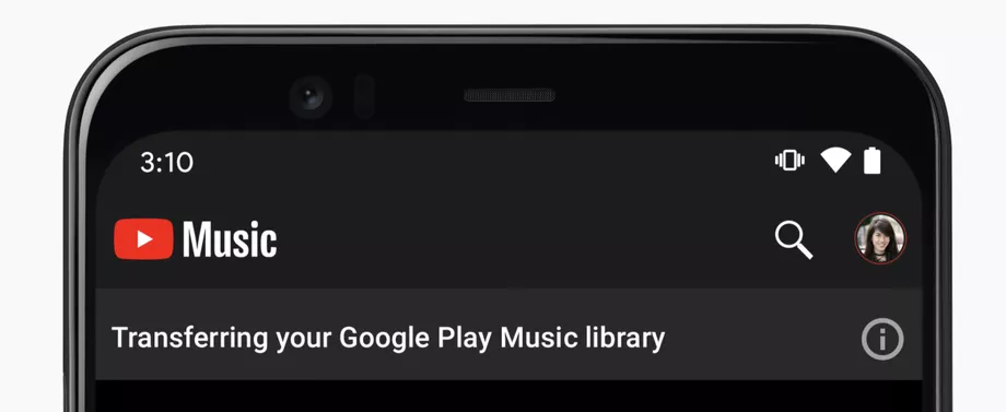 chuyển thư viện google play music