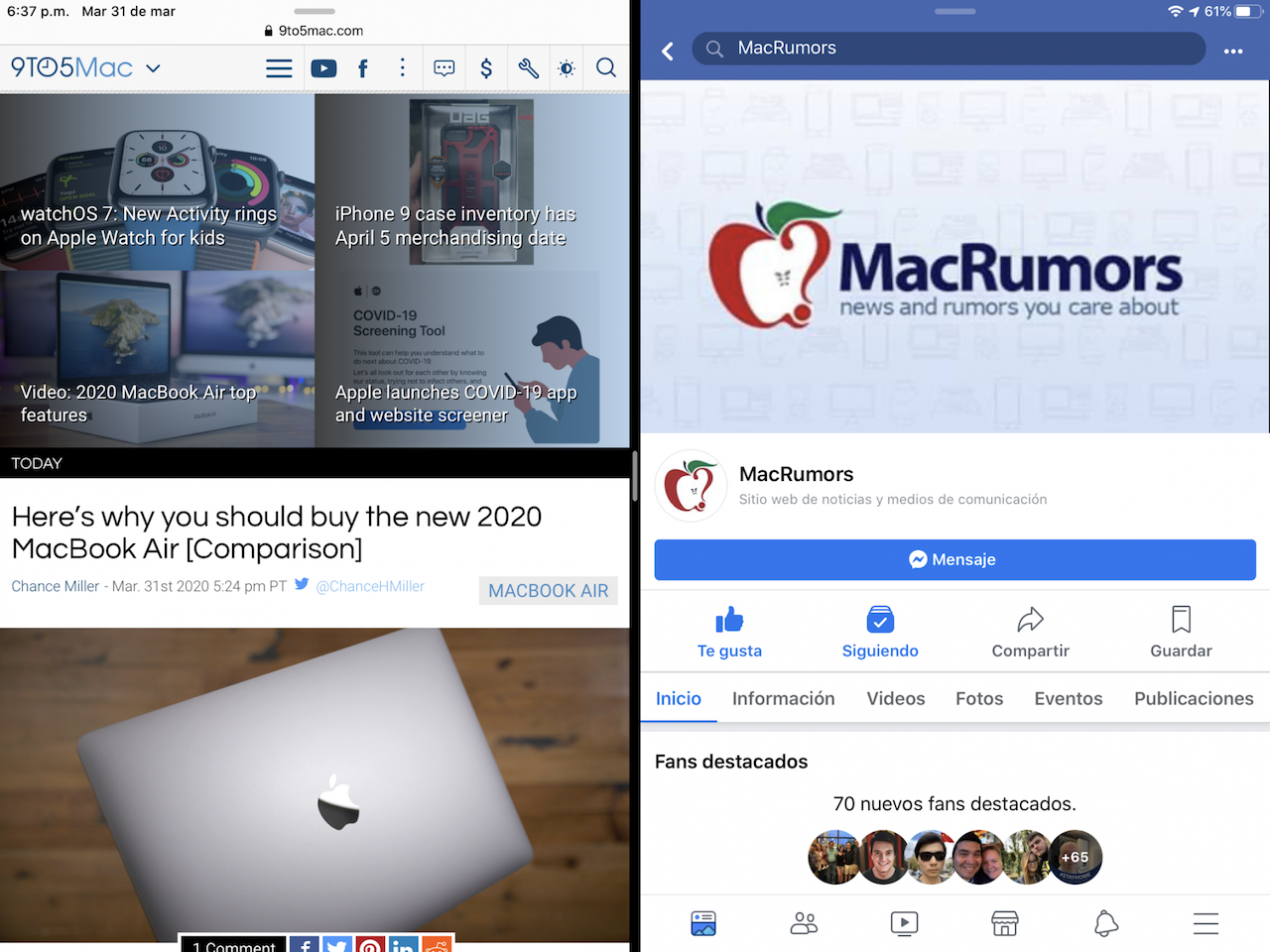 Facebook cho iPad