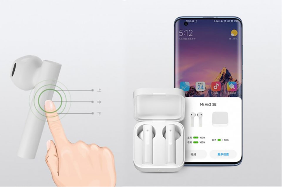 Xiaomi ra mắt tai nghe Mi AirDots 2 SE (ảnh 4) Xiaomi ra mắt tai nghe Mi AirDots 2 SE (ảnh 4)