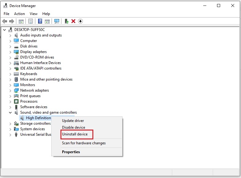 Sửa lỗi laptop không nhận tai nghe Win 10 (Ảnh 5)