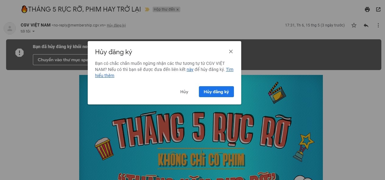 chặn tài khoản gmail