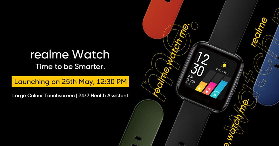 Realme Watch lộ thiết kế, cấu hình và tính năng (ảnh 1) Realme Watch lộ thiết kế, cấu hình và tính năng (ảnh 1)