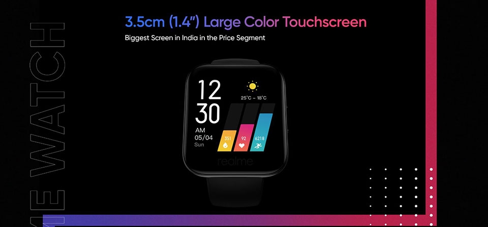 Realme Watch lộ thiết kế, cấu hình và tính năng (ảnh 2) Realme Watch lộ thiết kế, cấu hình và tính năng (ảnh 2)