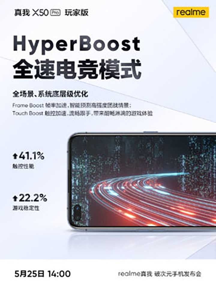 Teaser mới về Realme X50 Pro Player Edition (ảnh 1)