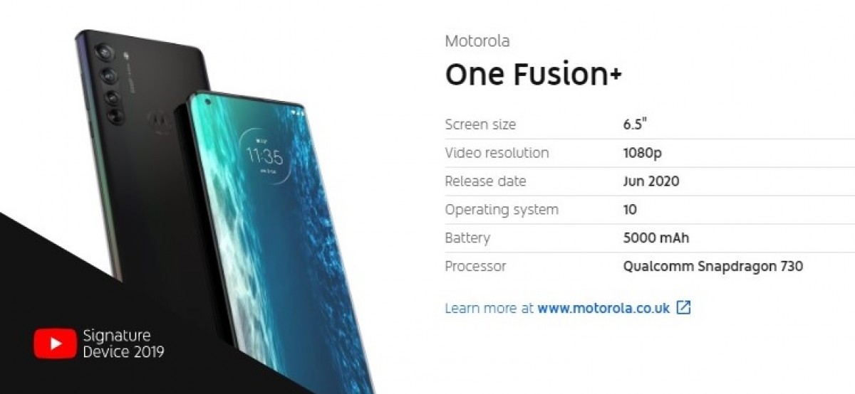 Motorola One Fusion