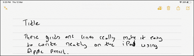 apple note