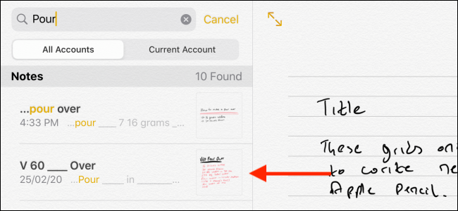 apple note
