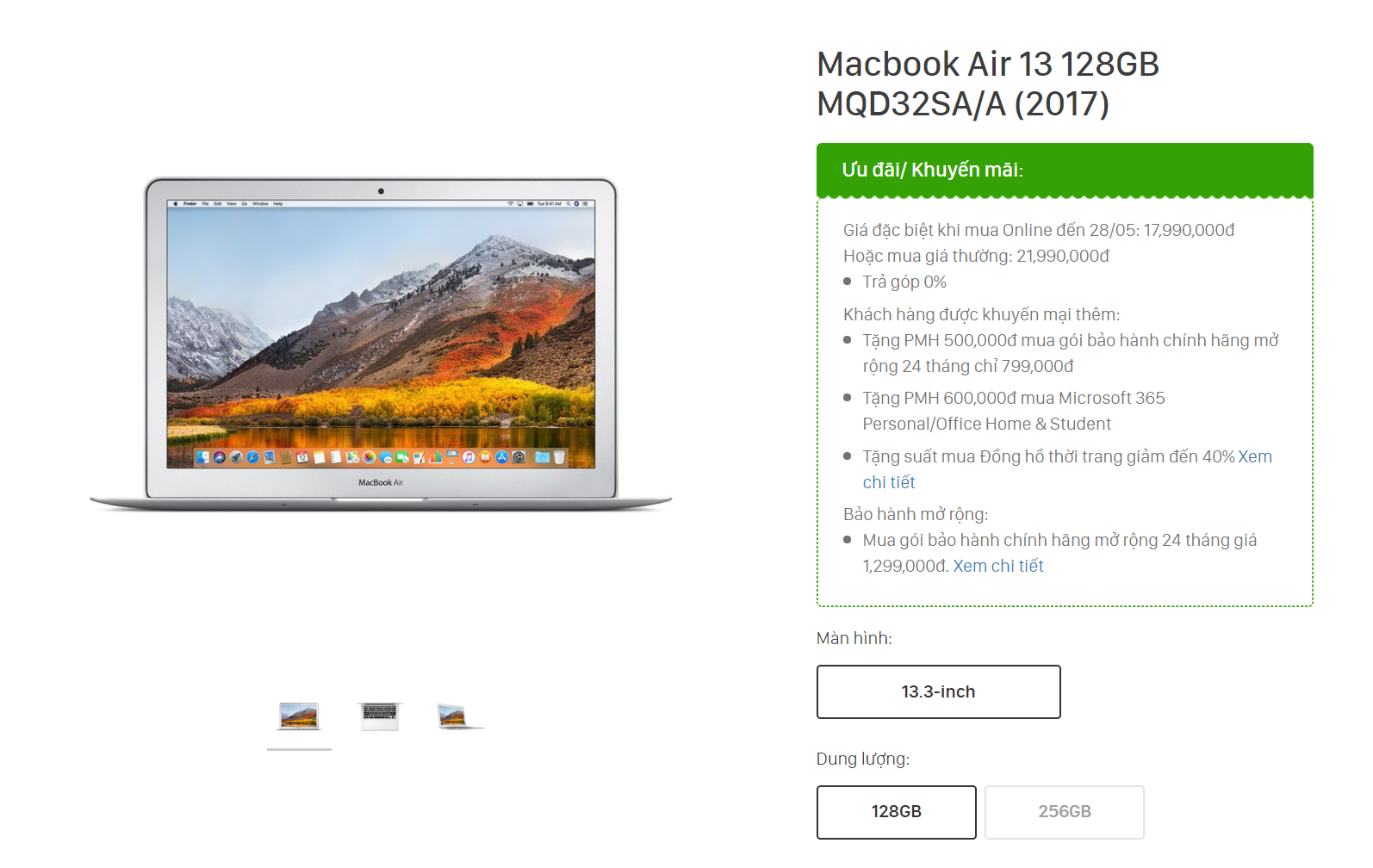 MacBook Air 13 2017
