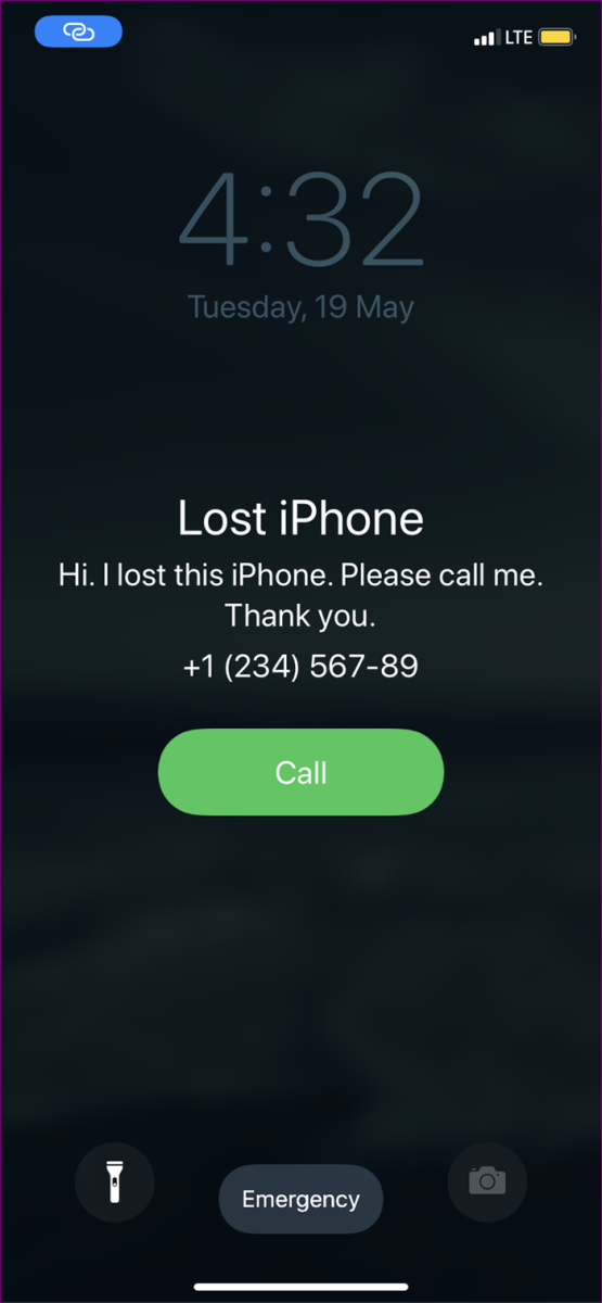 iphone chế độ thất lạc
