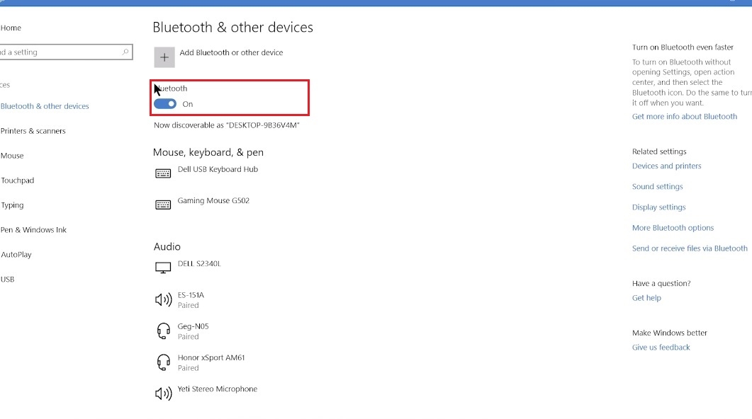 Cách kết nối tai nghe Bluetooth với máy tính Win 10 5