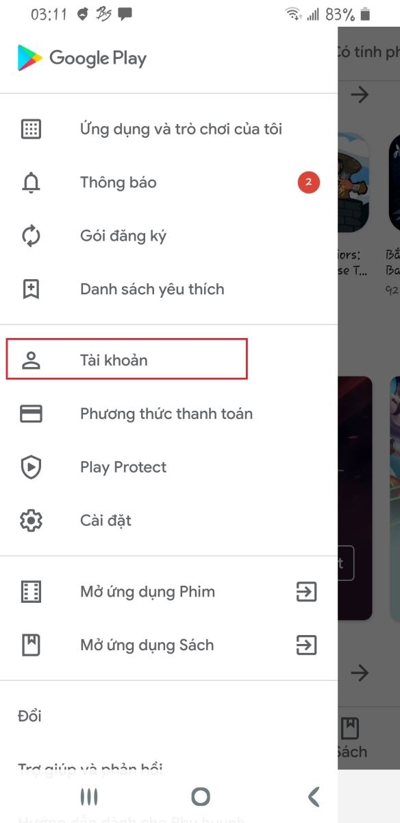 play store