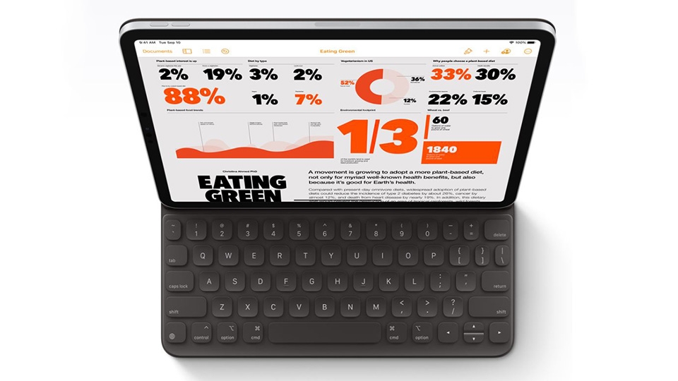 Phân biệt bộ ba bàn phím thông minh mà Apple thiết kế riêng cho iPad và iPad Pro 4