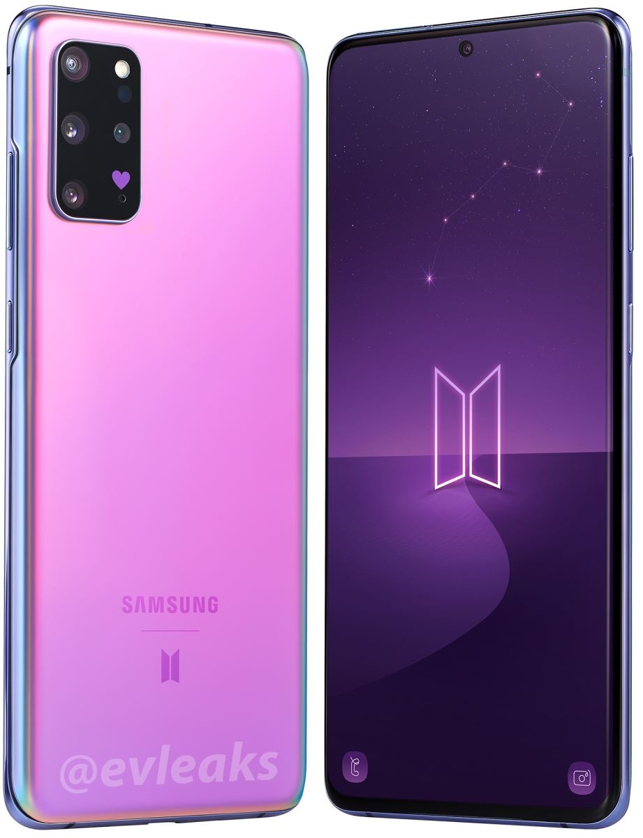 Hé lộ diện mạo chính thức của Samsung Galaxy S20+ BTS Editon 1