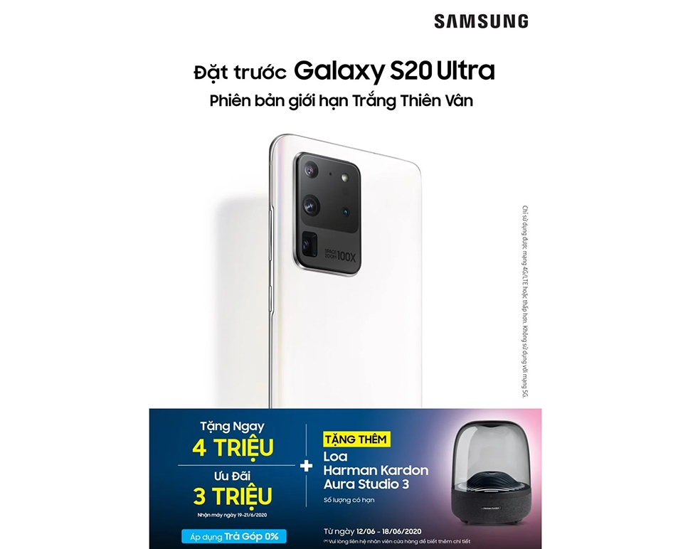 Samsung Galaxy S20 Ultra Limited Edition White