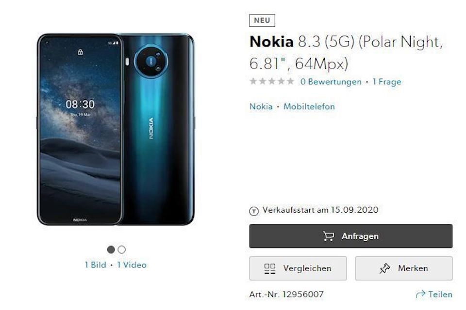 Nokia 8.3 5G