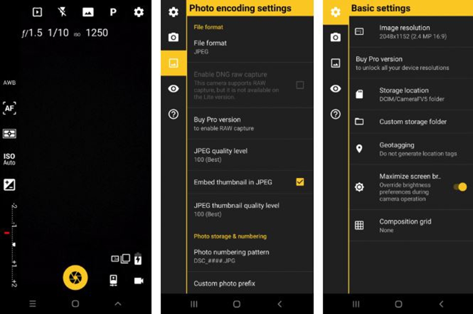 Top 5 ứng dụng camera tốt nhất dành cho smartphone Android