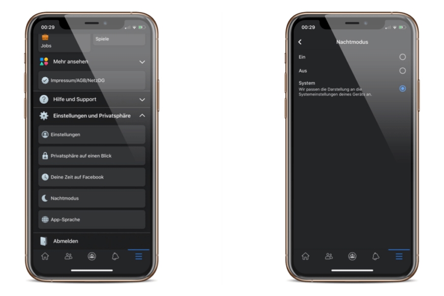FaceBook lặng lẽ tung ra chế độ Dark Mode cho người dùng iPhone
