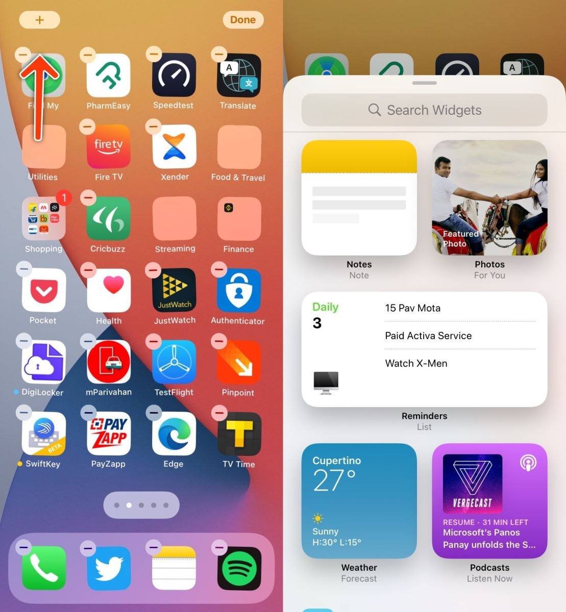 Widget iOS 14 02