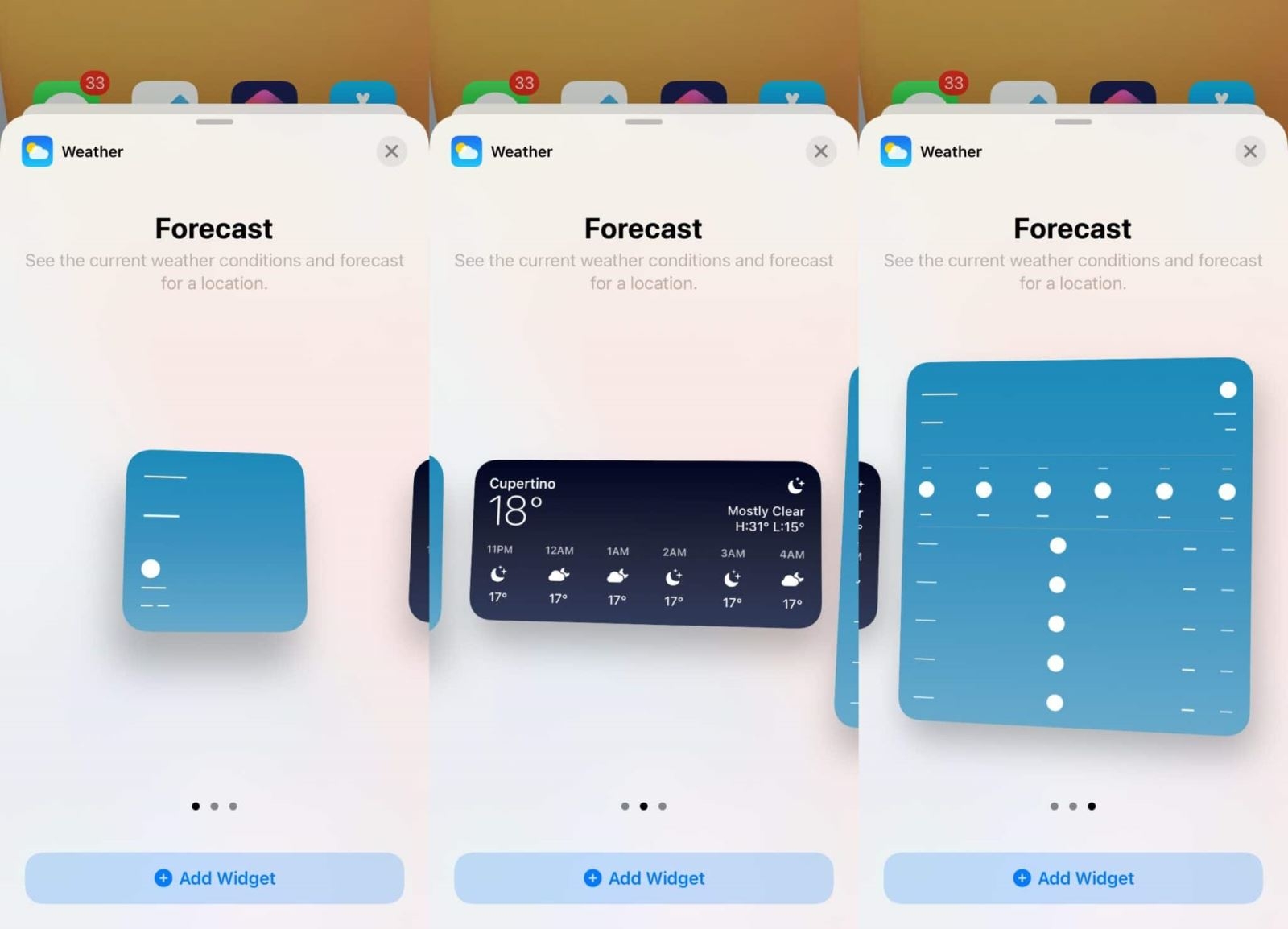 Widget iOS 14 03