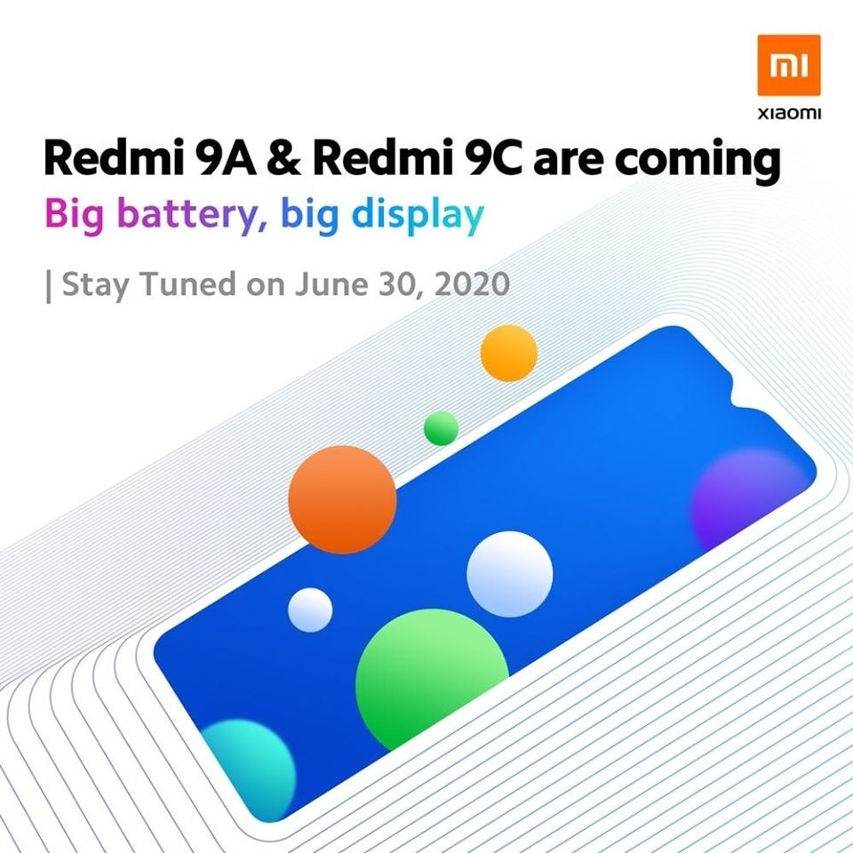 Redmi 9A và Redmi 9A sẽ ra mắt vào ngày 30/6
