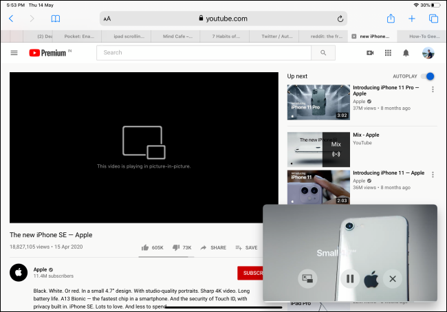 Hướng dẫn cách sử dụng tính năng Picture-in-Picture cho Youtube trên iPad ảnh 4 Hướng dẫn cách sử dụng tính năng Picture-in-Picture cho Youtube trên iPad ảnh 4