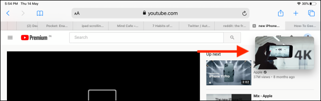 Cách sử dụng tính năng Picture-in-Picture cho Youtube trên iPad ảnh 5 Cách sử dụng tính năng Picture-in-Picture cho Youtube trên iPad ảnh 5
