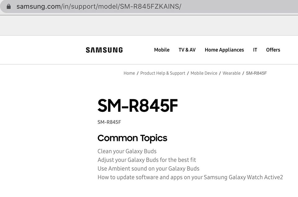 Galaxy Watch 3 xuất hiện trên trang web hỗ trợ Samsung (ảnh 1) Galaxy Watch 3 xuất hiện trên trang web hỗ trợ Samsung (ảnh 1)