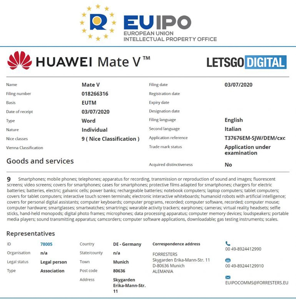 Smartphone màn hình gập tiếp theo của Huawei có thể được gọi là Mate V Smartphone màn hình gập tiếp theo của Huawei có thể được gọi là Mate V