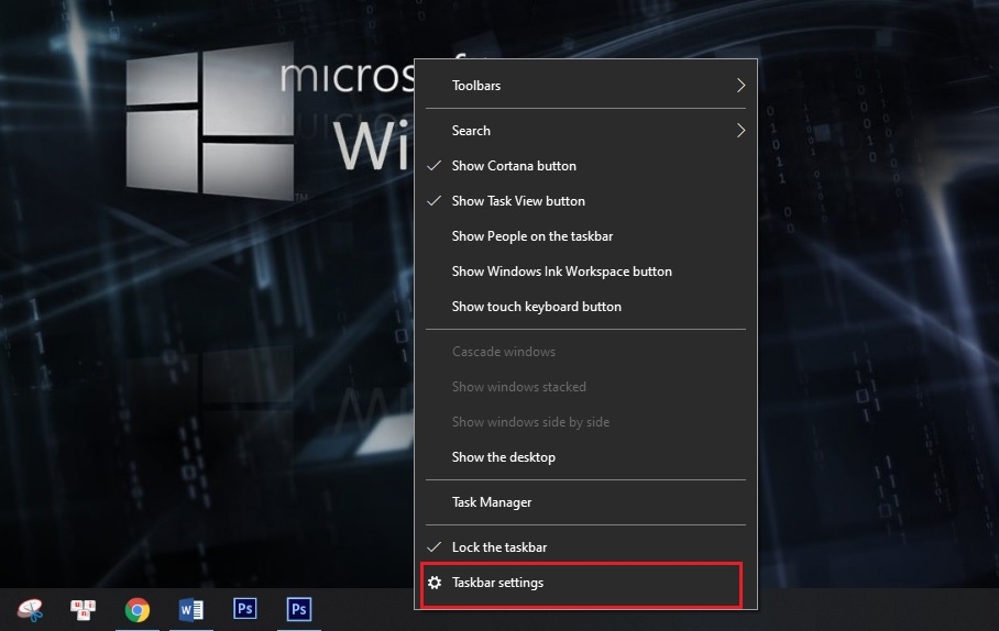 Taskbar là gì? Vài cách tận dụng hiệu quả thanh Taskbar của Windows 10 3