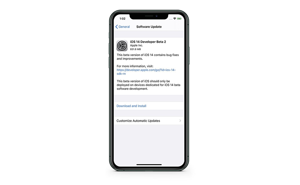 Apple phát hành iOS 14 beta 2 Apple phát hành iOS 14 beta 2