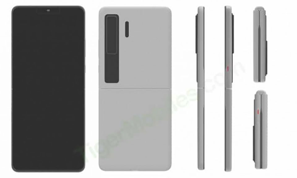 Bằng sáng chế Huawei về smartphone màn hình gập vỏ sò Bằng sáng chế Huawei về smartphone màn hình gập vỏ sò