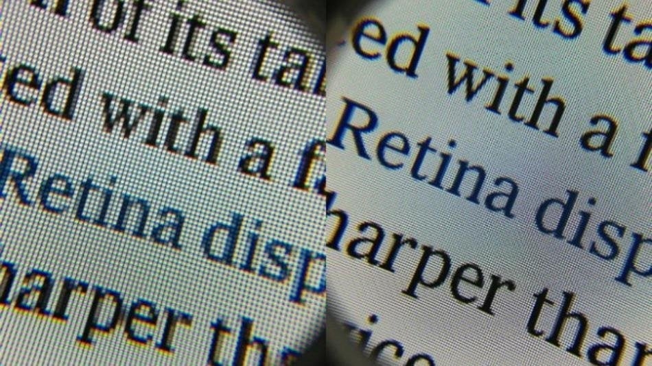 Màn hình Retina là gì? Tại sao chỉ sản phẩm Apple mới có màn hình Retina? 1