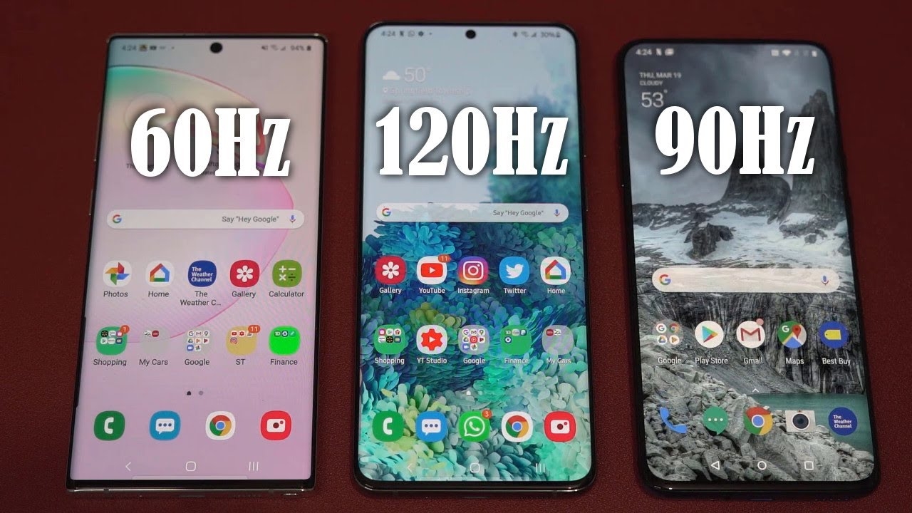 Tần số quét là gì? Giải mã cuộc chạy đua tần số quét màn hình trên smartphone 678